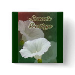 Season's Greetings - White Bindweed buttons