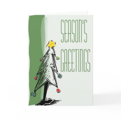 Season's Greetings-Wood Cut Design Cards by William63