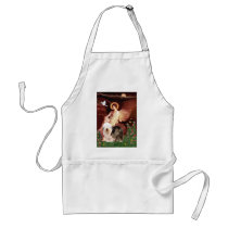Seated Angel - Old English (standing) Apron