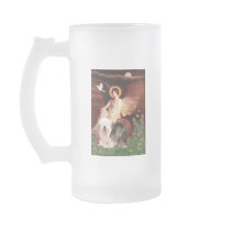 Seated Angel - Old English (standing) Coffee Mug