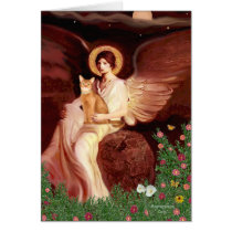 Seated Angel - Red Abyssinian