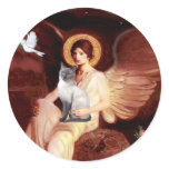 Seated Angel- Siamese (blue point 24) stickers