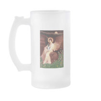 Seated Angel - Smooth Fox Terrier Coffee Mugs