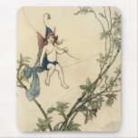 Seated on a Spider's Thread mousepads
