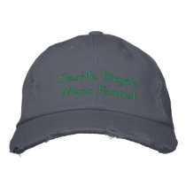 Seattle Bicycle Music Festival Hat Embroidered Baseball Caps