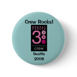 Seattle Breast Cancer 3-Day, 2008 Pinback Buttons