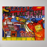 Seattle Fish Market Posters