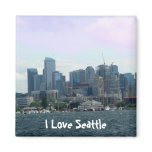 Seattle from the Ferry Refrigerator Magnet