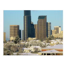 Seattle in Winter Postcard