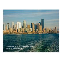 Seattle Skyline Postcard