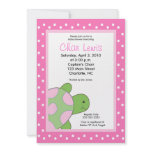 Seaturtle Turtles Baby Shower 5 x 7 invite