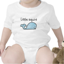 seawhale, Little squirt Baby Bodysuit