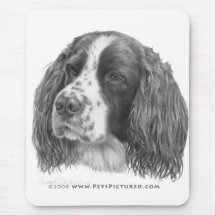 Sebastian, English Springer Spaniel Mouse Mats