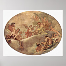 Sebastiano - Cupid in front of Jupiter Poster