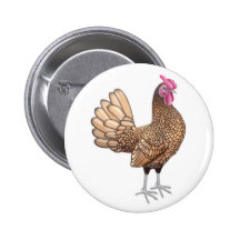 Sebright Bantam Rooster Pin