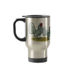 Sebright Bantams:  Silver mugs