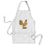 Sebright:  Buff-laced Rooster Aprons