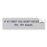 Secede bumper stickers