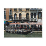 Secluded cafe terrace, Venice, Italy Post Cards