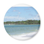 Secluded Naples Beach Refrigerator Magnet