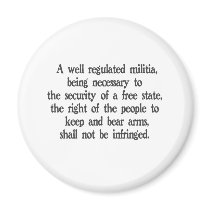 Second Amendment Refrigerator Magnets