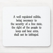 Second Amendment Mouse Pad