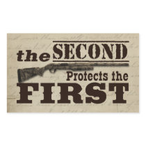 Second Amendment Protects First Amendment Stickers