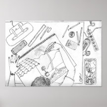 Second Degree Pool Drawing Posters