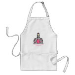 Second Grade Teacher Polka Dot Schoolhouse Apron