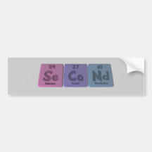 Second-Se-Co-Nd-Selenium-Cobalt-Neodymium.png Bumper Sticker