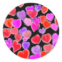 Secret Admirer Hearts stickers