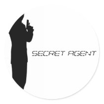 secret_agent_double-large, secret agent sticker