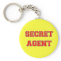 Secret Agent keychains