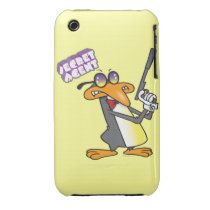 secret agent penguin cartoon character iphone 3 cases