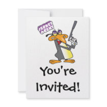 secret agent penguin cartoon character announcement