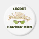 Secret Farmer Man Fridge Magnets