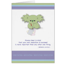 Secret of Success Card