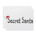 Secret Santa invitations