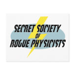 Secret Society of Rogue Physicists postcards