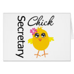 Secretary Chick Card