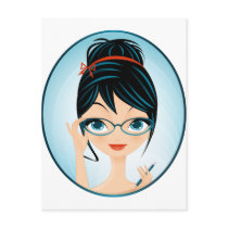 secretary postcards