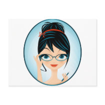 secretary postcards