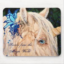 Secrets Magic World Unicorn Fairy Fantasy mousepad