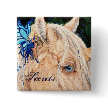 Secrets Unicorn and Fairy Fantasy button