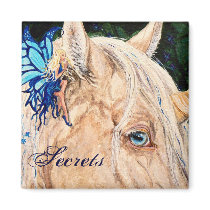 Secrets Unicorn and Fairy Fantasy magnet
