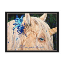 Secrets Unicorn & Fairy Fantasy postcard