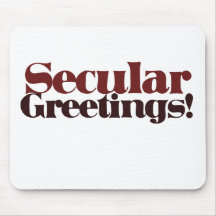 Secular Greetings Mousemats