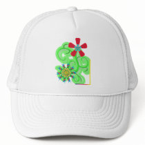 Secular Humanist & Atheist Symbol Flowers Hats