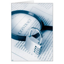 secure contract greeting cards