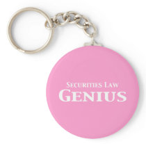 Securities Law Genius Gifts keychains